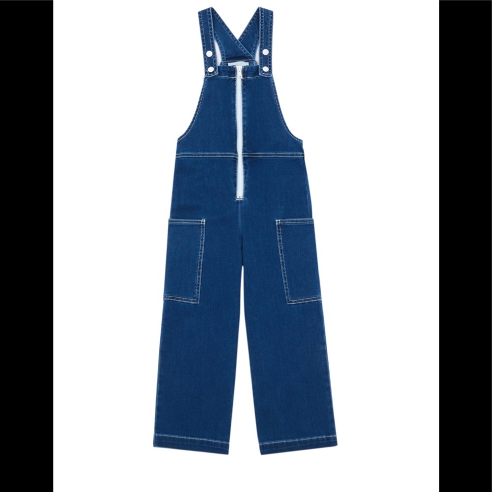 Stella McCartney Denim Zipper Overall